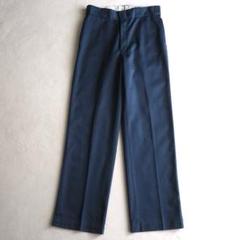 90s DICKIES USA製 ワークパンツ ネイビー タロンジップ W33