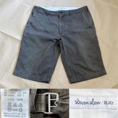 Steven Alan BLKr ハーフ チノパンツ ショートパンツ カーキ