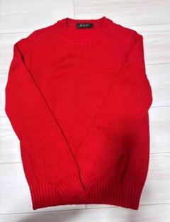 Loro Piana レッド コットンセーター Loro Piana レッド コットンセーター