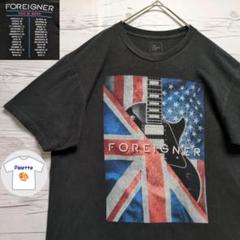 Foreigner　フォリナー　ツアーT　バンド　バンT　ロック　音楽　黒　Lのサムネイル