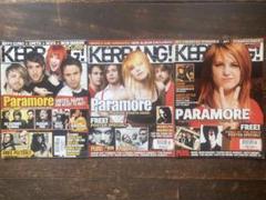 雑誌「KERRANG!」のPARAMORE表紙3冊セット！