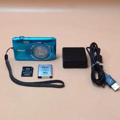 【動作保証】 NIKON ニコン COOLPIX S3500 オリエンタルブルー 動作保証】 NIKON ニコン COOLPIX S3500 オリエンタルブルー