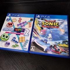 PS4　チームソニックレーシング　ぷよぷよテトリス2