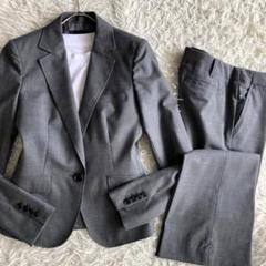 美品 INED イネド レディーススーツ ストライプ柄 パンツスーツ 11号 黒 68223426b_16_d_215.jpg
