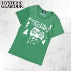 ヒステリックグラマー クルーネック半袖Tシャツ グリーン サイズ