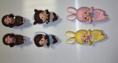 Monchhichi モンチッチ　ヒッパーズ HIPPERS 未使用　6体セット