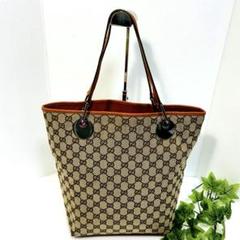 グッチ GGキャンバストートバッグ 120836 GUCCI GG Canvas Tote Bag Beige 120836 Auth 110916 | eBay