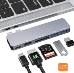 ✨新品✨ USB C ハブ 6-IN-1 USB-C ハブ PD充電 ポート