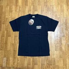 NOS 90s PIKO Tシャツ 紺 M ラメ サーフ シングルステッチ