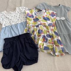 キッズ服セット 100cm ワンピ　Tシャツ　ショートパンツ