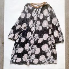 ミナペルホネンキッズ バラ柄ワンピース　giardino 120