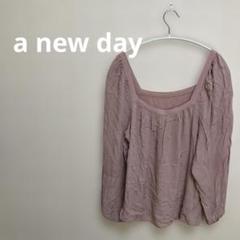 a new day ピンク オフショルダー