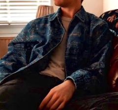 Checks Embroidered Denim Jacket