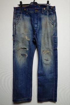 美品 オールドクロウ ペインターデニムパンツ サイズM グラッド
