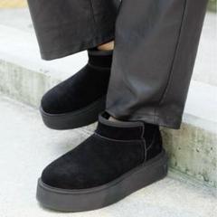 未使用　AP STUDIO　COLORS OF CALIFORNIA　BOOTS colors of california boots femme platform winter boot suede