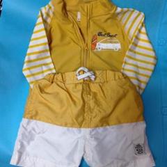 petit main ラッシュガード・ショートパンツセット 80cm