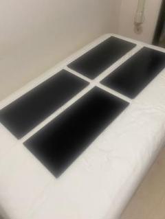 USMハラー 部品用 パネル　73.5x33.5cm パーツ 黒 4枚　②