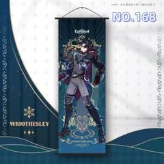 NO168 原神 掛け軸 75x25cm 掛ける絵 ポスター 水曜日 [iy60