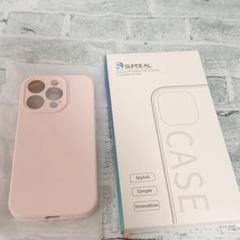 そ　iPhone 15 Pro ケース 液体　シリコン　マット　ベビー ピンク