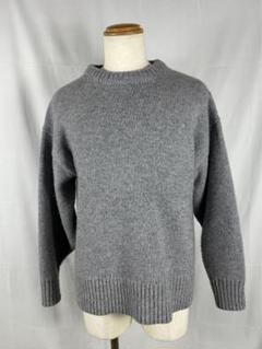 美品　THE ROW　カシミヤ100　セーター　グレー　XS　ビッグシルエット THE ROW ウール＆カシミヤ混 オーバーサイズ セーター | NET-A