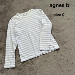 agnes b アニエスベー Tシャツ 長袖Tシャツ トップス 長袖 ボーダー