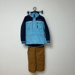 BURTON 子ども用スノーボードウェア　上下セット　キッズS