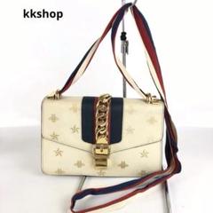 GUCCI グッチ シルヴィ ビー＆スター スモール チェーン 2way