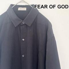 美品 FEAR OF GOD ETERNAL ボタンフロントシャツ ブラック44