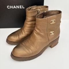 CHANEL シャネル ショートブーツ 37 正規品 22B 楽天市場】CHANEL シャネル ショートブーツ カーフ パテント