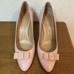 BALLY バリー　パンプス　ピンク　リボン　サイズ24.5CM