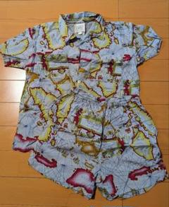LAPRIO　キッズ　子供服　レーヨン100%　セットアップ　半袖半ズボン