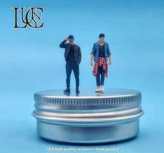 ★NEW■1/64サイズフィギュア【走り屋二人組】《新品・未使用品》