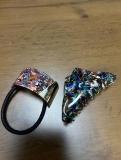 lattice カラフルアクリルヘアアクセサリーセット