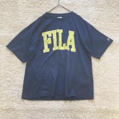FILA フィラ　美品　Tシャツ　紺　L スポーツ　トレーニングのサムネイル