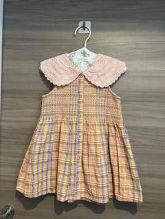 トップス 22SS Bonjourdiary ibiza top 8y Bonjour Kid's Ibiza Top & Hairclip Rosa Bloom Denim | BIEN BIEN