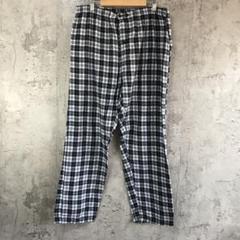 az59古着　チェックパンツ　パジャマパンツ　黒　白　グレー　90s Y2K