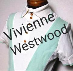 ay17 Vivienne Westwood ポロシャツ 白 メンズS相当