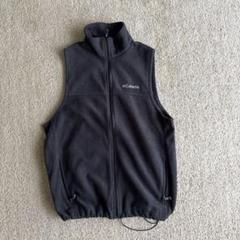 Columbia ブラック フリース ベスト L