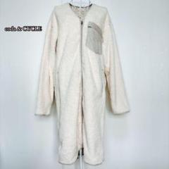 ⚫︎新品タグ付き【coda & CYCLE】ボアロングジャケット（F）もこもこ