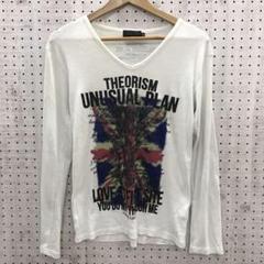 00’s 平成 パンク古着 ユニオンジャック 英字 プリント 長袖 Tシャツ