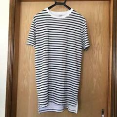 SPINNS スピンズ ロング丈ボーダーTシャツ カットソー ユニセックス