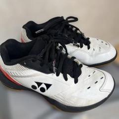 YONEX バドミントンシューズ 65 ホワイト/ブラック/レッド