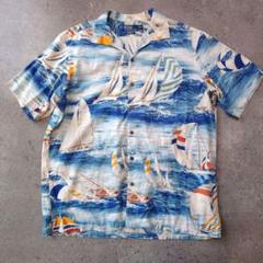 90年代 ポロラルフローレン ヨット柄アロハシャツ