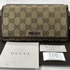 超良品‼️ グッチ　GUCCI 財布　長財布　GGキャンバス コンチネンタル 超良品‼️ グッチ GUCCI 財布 長財布 GGキャンバス コンチネンタル
