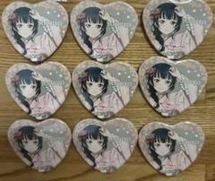 津島善子 ラブライブサンシャイン Aqours 缶バッジ ハート型 桜
