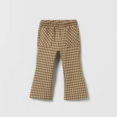 ＜ZARA BABY＞ CHECKED FLARED TROUSERS 【92】
