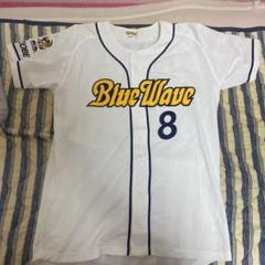 オリックスブルーウェーブ藤井康雄選手　復刻レプリカビジターユニフォームLサイズ オリックス ブルーウェーブ 藤井 康雄 ユニフォーム ホーム