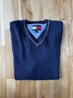 Tommy Hilfiger ネイビー Vネック ノースリーブ