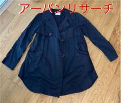 ネイビー トレンチコート ショート