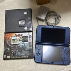 New Nintendo 3DS LL 青 充電器・ゲームソフト付き